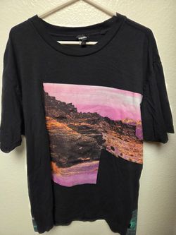 Diesel Cotton Photo Print size XLBlack Men Casual Surf Japan