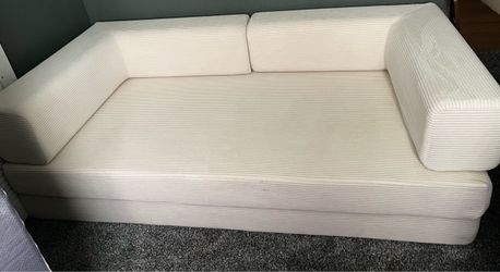 Cream Fold Out Couch