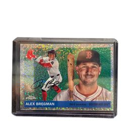2025 Topps Chrome Platinum-Alex Bregman Boston Red Sox #196 #14/75 Mini Diamond