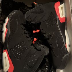 Nike air jordan retro 6  infrared size 8.5