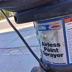 Airless paint sprayer.
