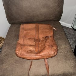 Duluth Trading Lifetime Convertible Leather Bag Vintage 