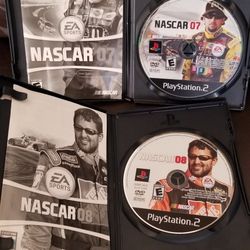 PS2 NASCAR 7 & NASCAR 8 (Racing Games)