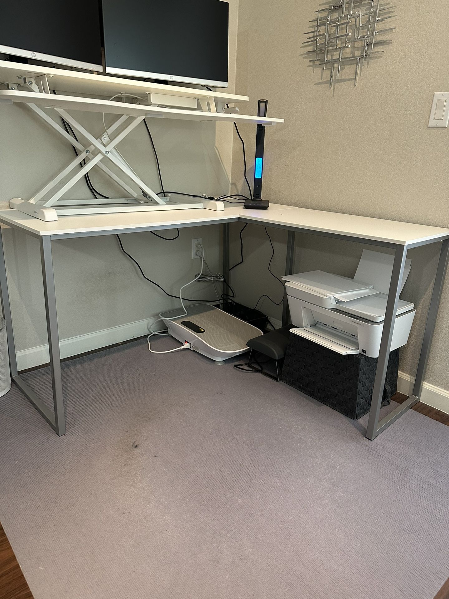 48 X 48“ L Shape Computer Desk