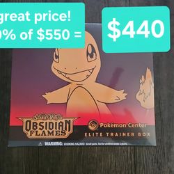 Obsidian Flames Pokemon Center Elite Trainer Box SEALED at great price
