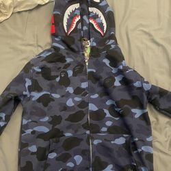 Blue Bape Hoodie