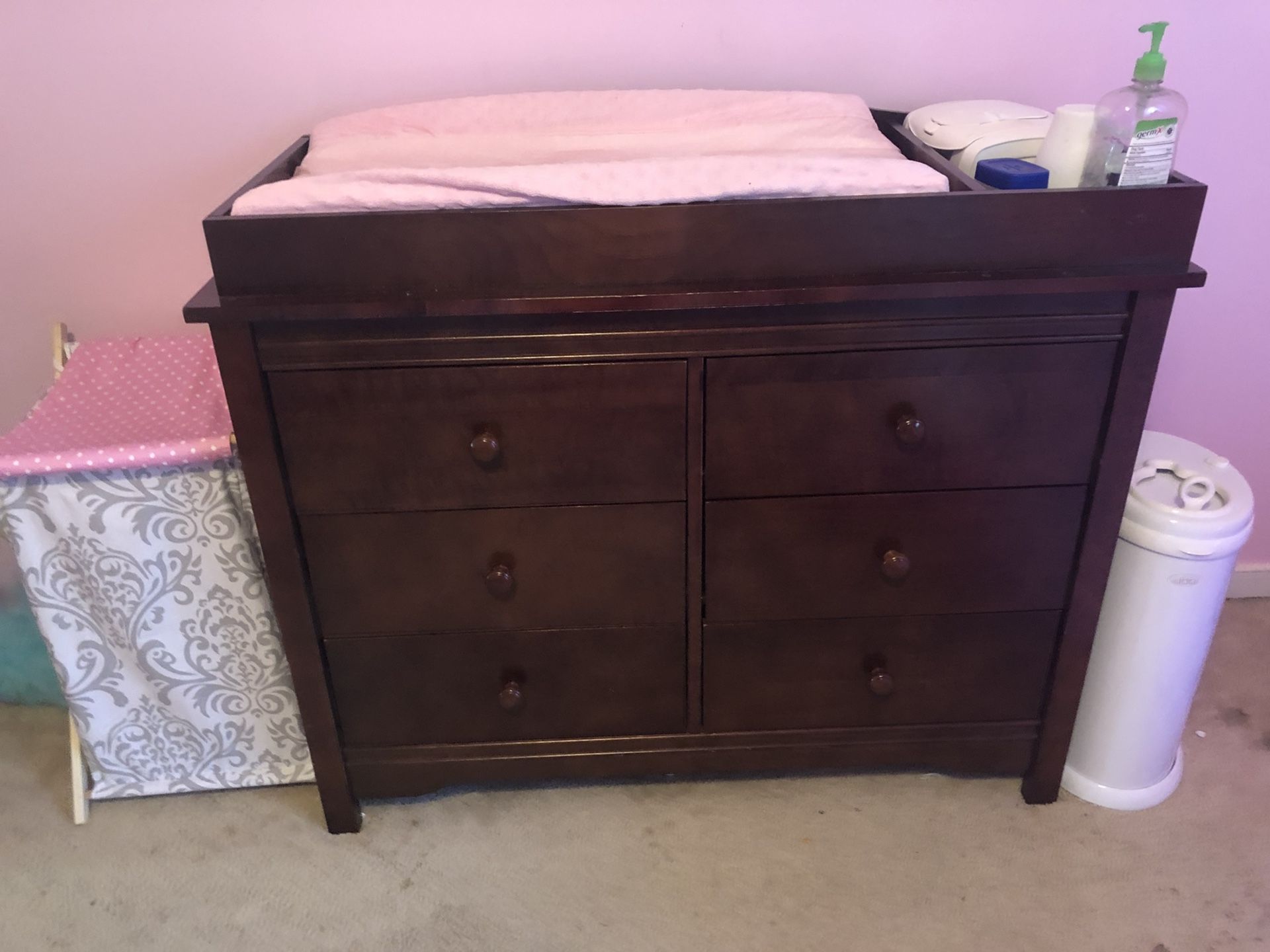Eddie Bauer dresser W/ changing table topper