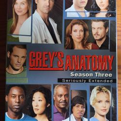 Grey's Anatomy Season 3 Seriously Extended 7 DVD Boxed Set