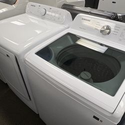Samsung Top Load Washer/Dryer Set (White) | ($0 Down) | Warranty Included 