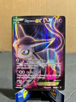 Espeon EX Full Art Pokémon Card 117/122