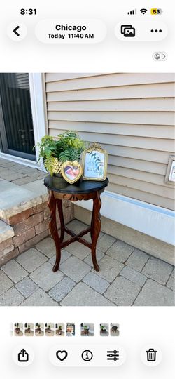 TALL SIDE TABLE
