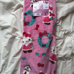Hello Kitty Christmas Blanket