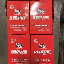 VPX Redline Xtreme Shot Triple Berry 24pck (3oz)