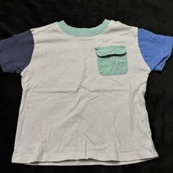 Toddler Color Block Shirt w Functional Pocket