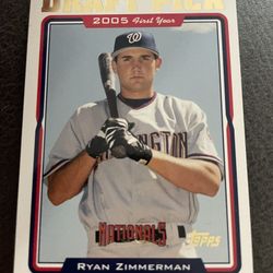 Ryan Zimmerman 2005 Topps #UH323 Rookie Card