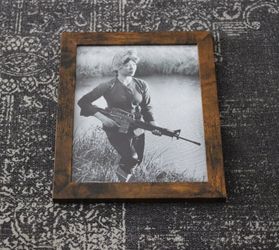 Framed Vintage Photo Print - Viet Cong Female Fighter Vietnam War Historical Art (8x10)
