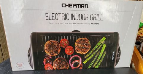 CHEFMAN
ELECTRIC INDOOR GRILL New!