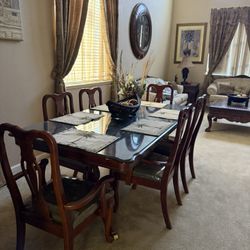 Dining Table & Hutch 