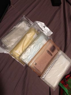 5 PHONE GEL CASES FOR NOTE 4 $20 for all