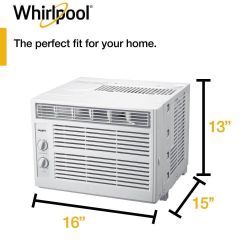 NEW Whirlpool 10,000 BTU Window Air Conditioner, 115V, WHAW101CW