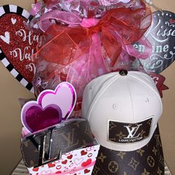 Hat Belt And Wallet Valentines Day Men Gift Set 
