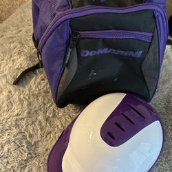 Demarini Backpack And Rip It Helmet