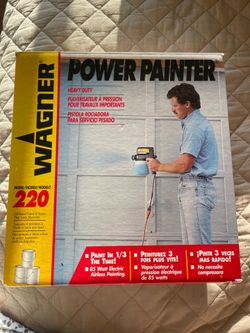Wagner 235 Power Paint & Stain Sprayer Used Once in Box Older Model