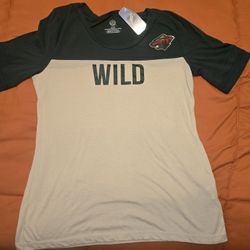 Woman NHL Minnesota Wild Shirt- Large(mm)