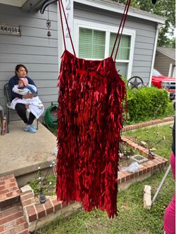 Red dress