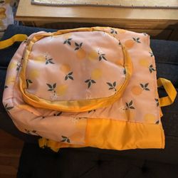 Lemon Backpack. New, Never Used