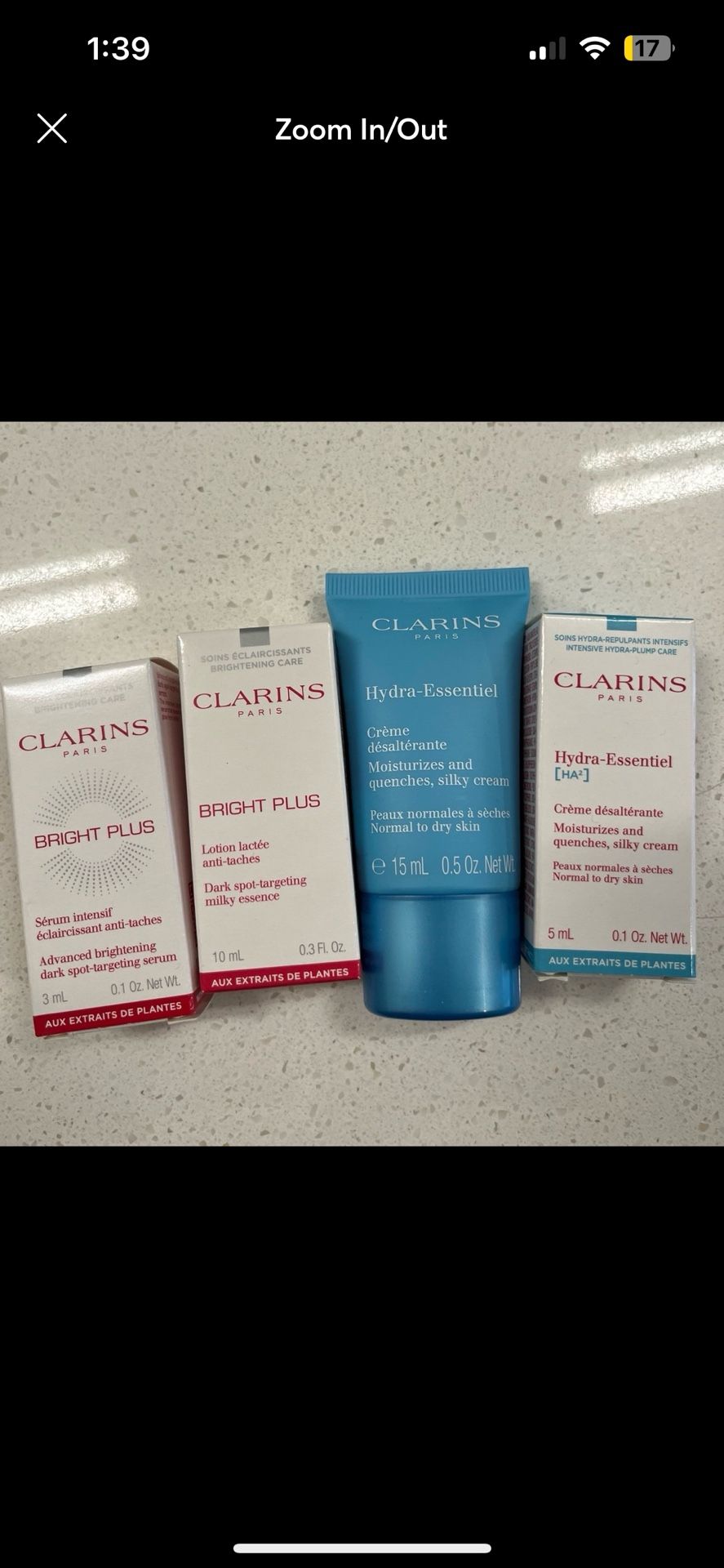 Clarins Sample Set