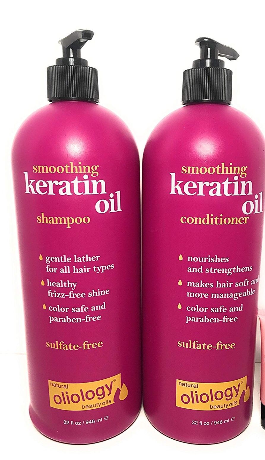 Oilology Smoothing Keratin Oil Shampoo and Conditioner