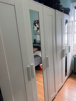 2 IKEA closets