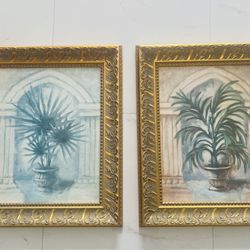 Pair of stylish paintings
