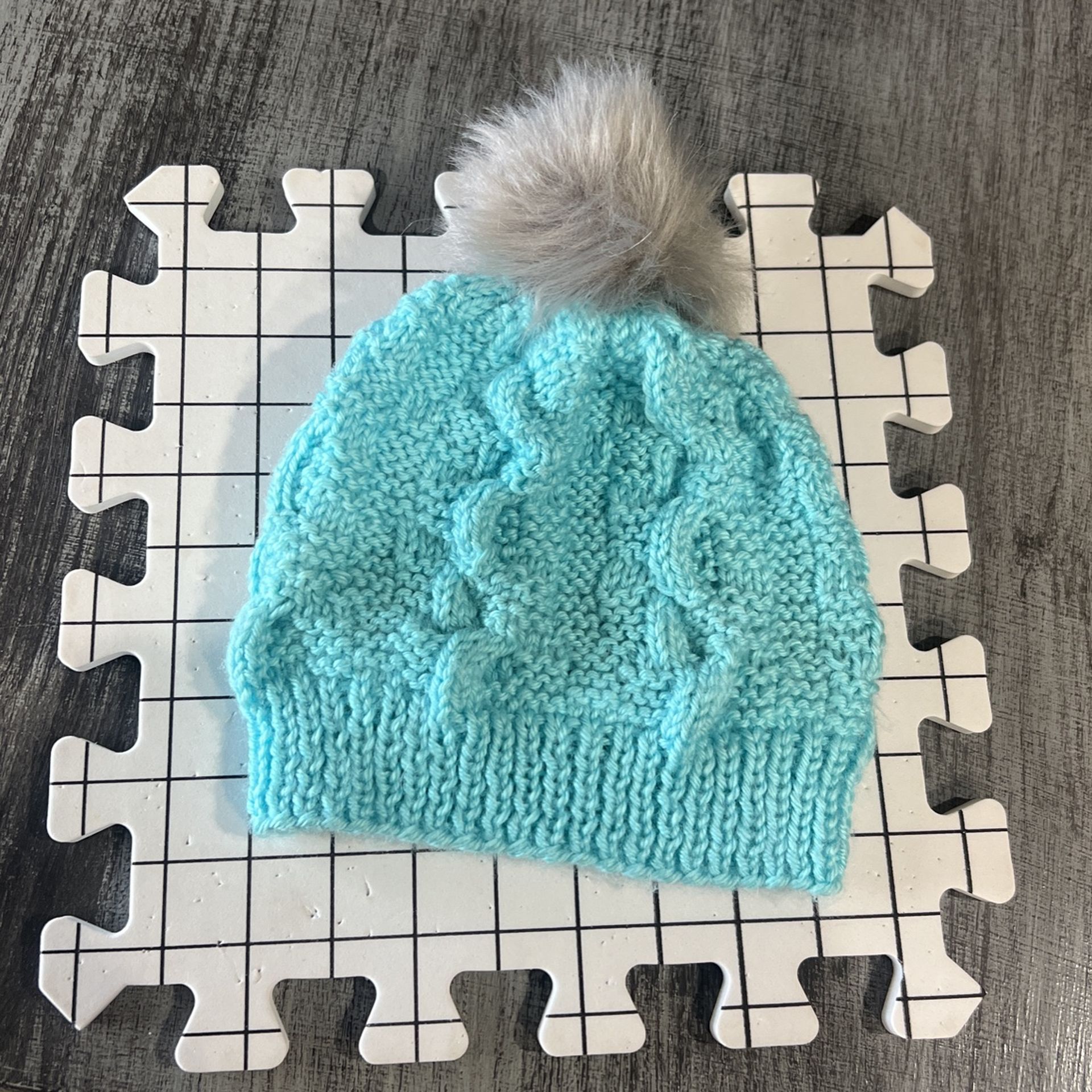 Tiffany Blue Knitted Hat