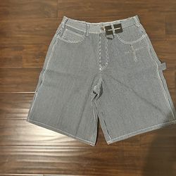 Gv Gallery Raspberry hills "Striped Jorts" size medium