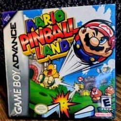Gameboy Advance Mario Pinball Land 