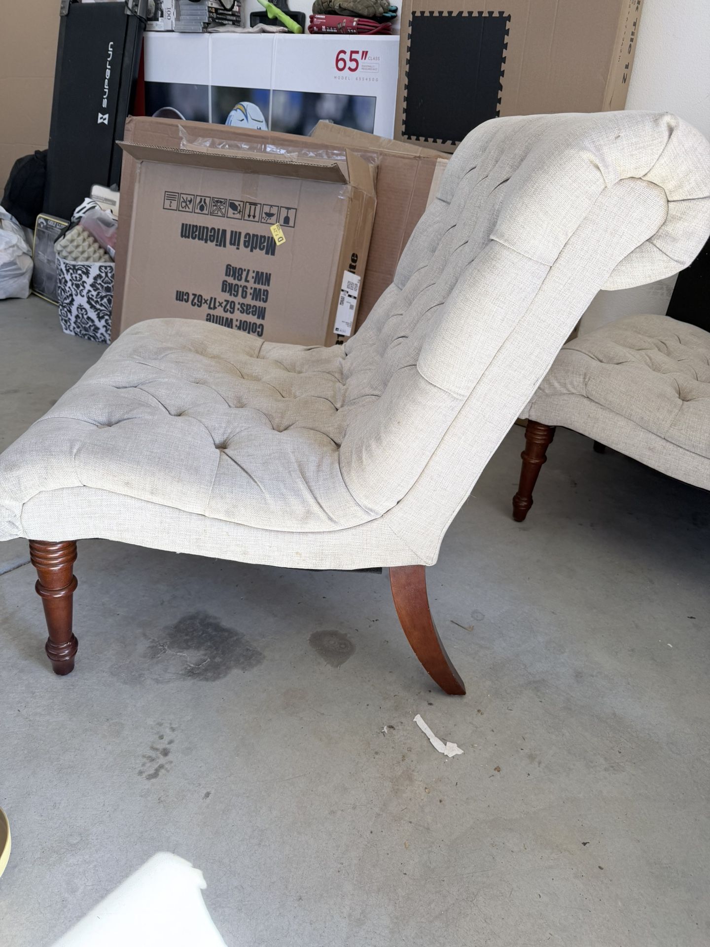 Linen Oversized Accent Chairs - Project