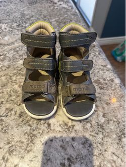Memo Michael Corrective Orthopedic High-Top AFO Leather Sandal