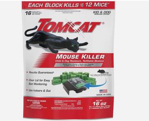 Tomcat Mouse Bait Station with 1 Station & 16 Bait Blocks