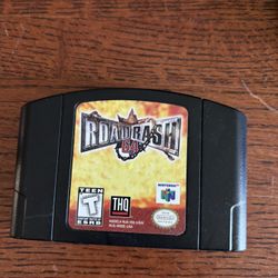 Road Rash 64 Nintendo 64 N64 Good Label Authentic Game Arcade Motorcycle Racing