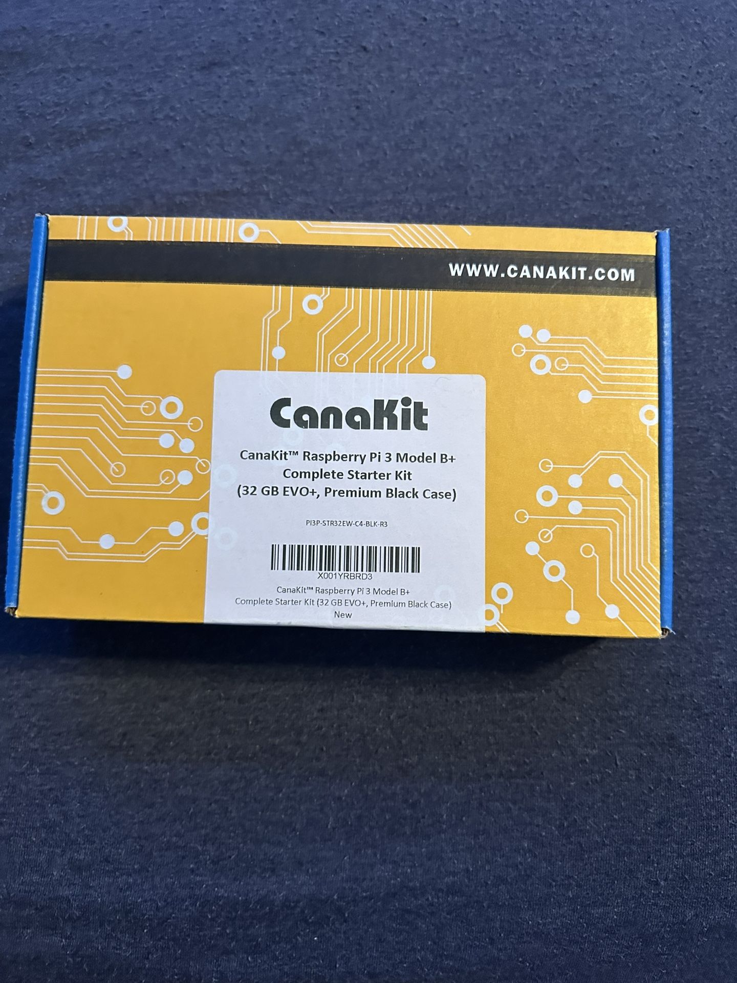 CanaKit™ Raspberry Pi 3 Model B+ Complete Starter Kit (32 GB EVO+, Premium Black Case)