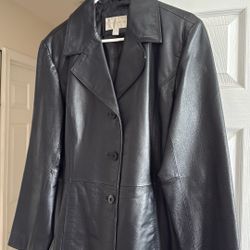 Women’s Leather Jacket Worthington OBO