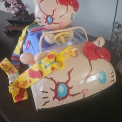 Hello Kitty Chucky Popcorn Bucket New