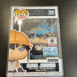 Funko Pop Chalice Exclusive LE9500: Sung Jinwoo #2221 [SIGNED]