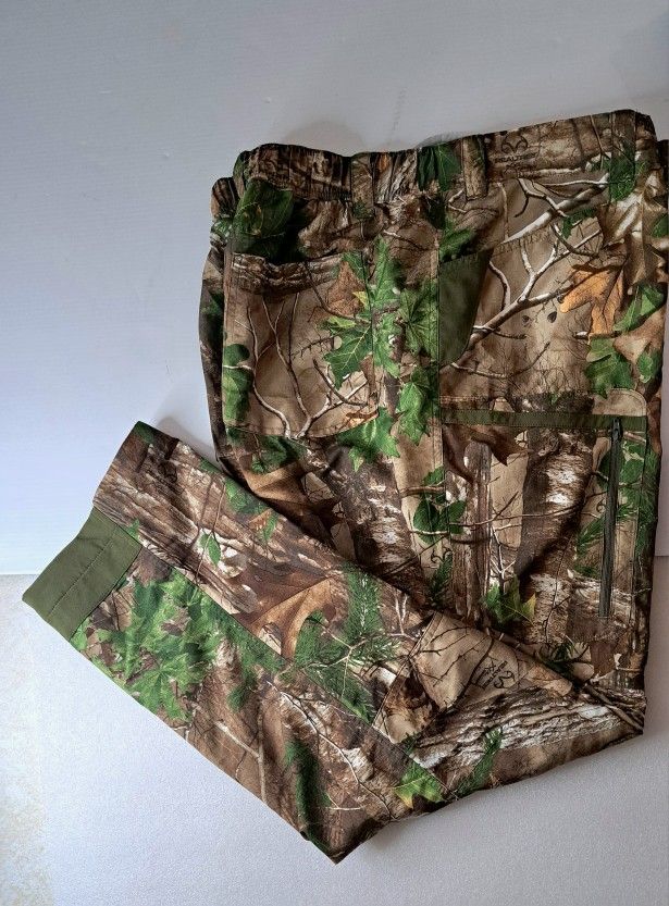 Gander Mountain Pants Men's XL Guide Series Hunting Realtree Camo Cargo 6-Pocket