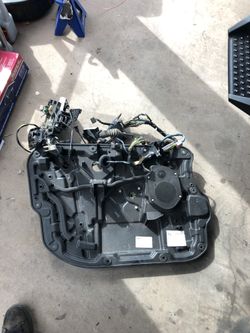 Ford Edge driver door window regulator w/ inside panel and accessories