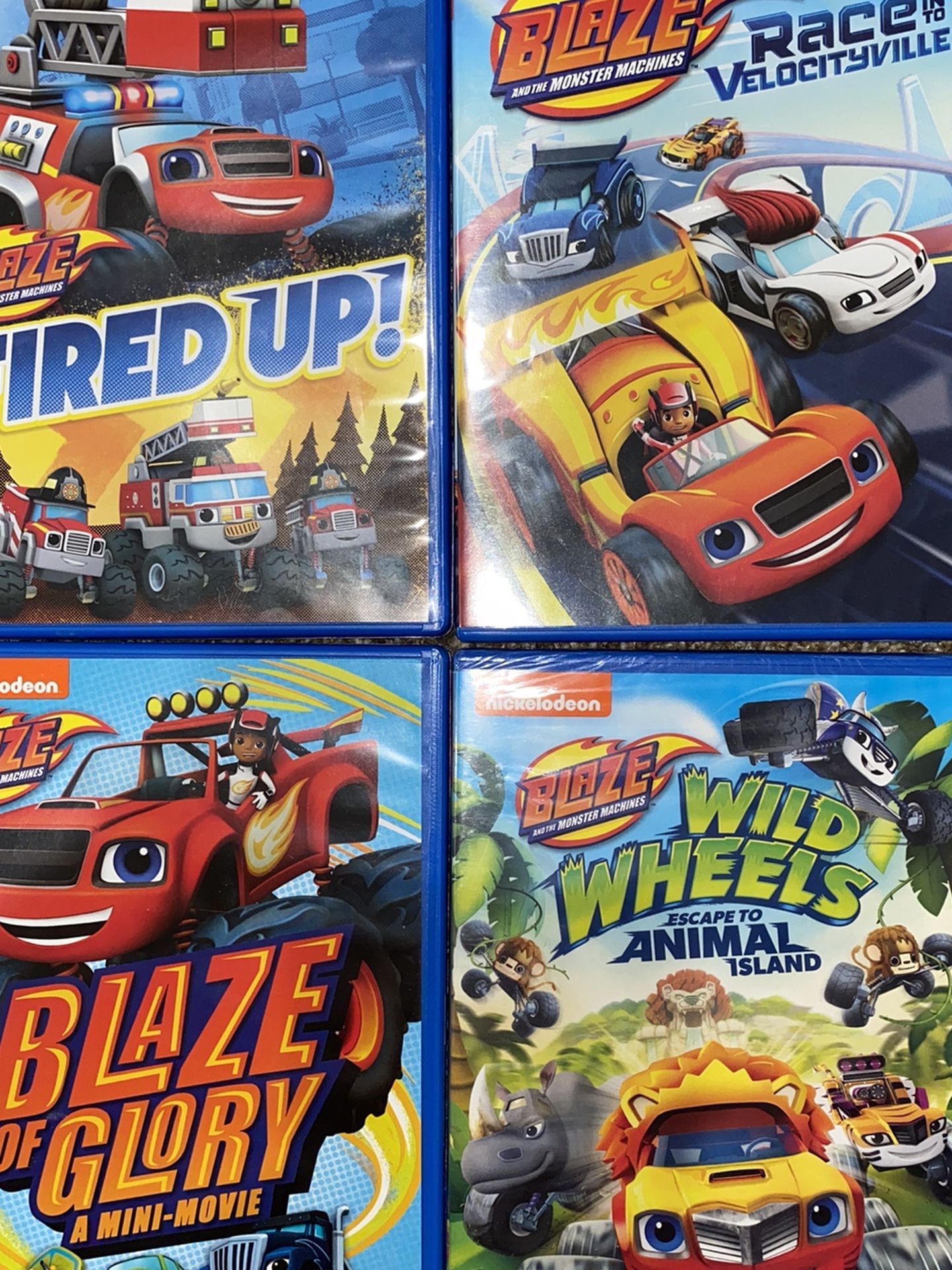 Blaze and the Monster Machines DVDs (4) - Group 7