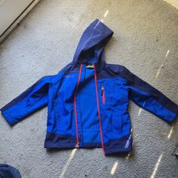 Boys Rain Jacket, Size 5-6 Boys