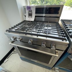 KitchenAid Gas Range Stove New Scratch And Dent With 6months Warranty 